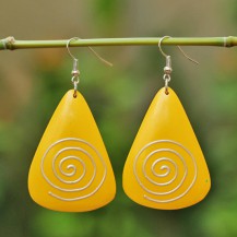 'Yellow Triangle Spiral