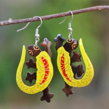 Wooden Yellow Gecho