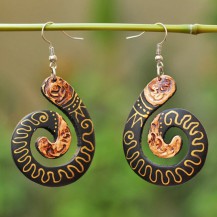 Wooden Worm Painted