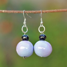 Purple Wooden Balls