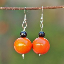 Orange Wooden Balls