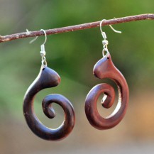 Plain Wooden Spiral