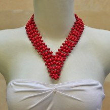 'Red Balls V Neck