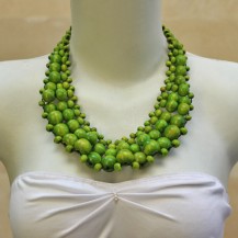 'Light Green Balls Wide Chain