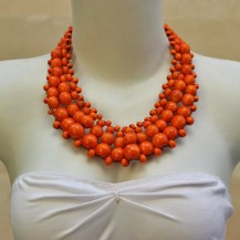 'Orange Balls Wide Chain