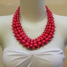 'Pink Balls Wide Chain