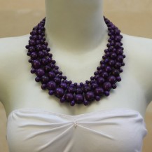 'Purple Balls Wide Chain 