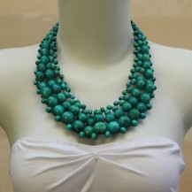 'Turquise Balls Wide Chain