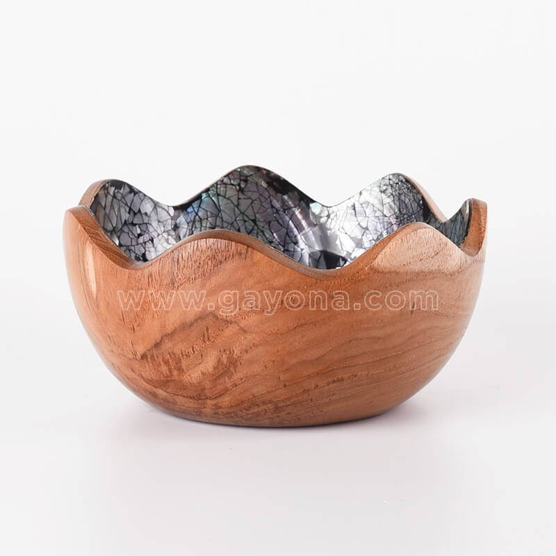 Black Flower Bowl