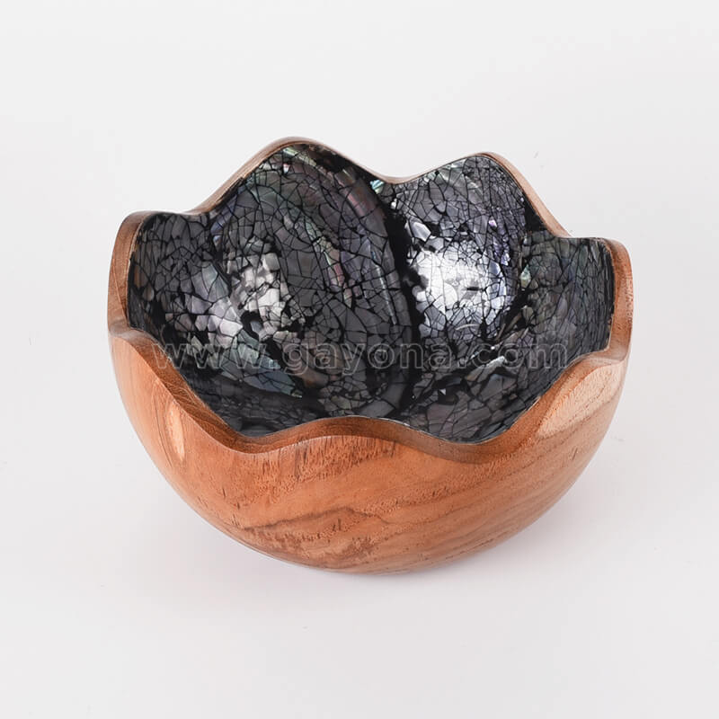 Black Flower Bowl