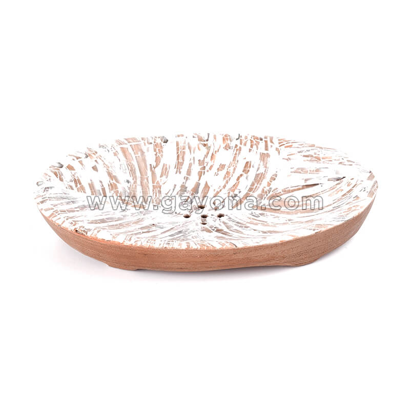 Oval White Soap