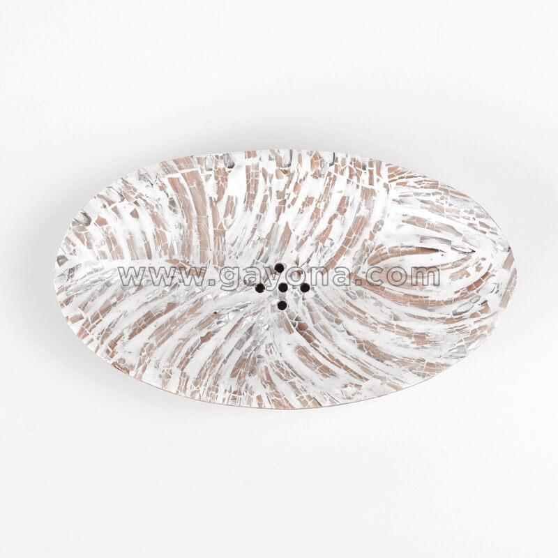 Oval White Soap