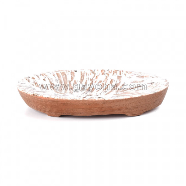 Oval White Soap